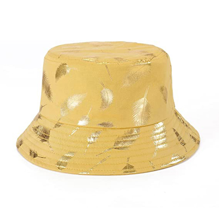 Wholesale Fashion Custom Logo Bucket Hat Wide Brim Fisherman Sunshade for Daily Use and Hiking Cartoon Patterned